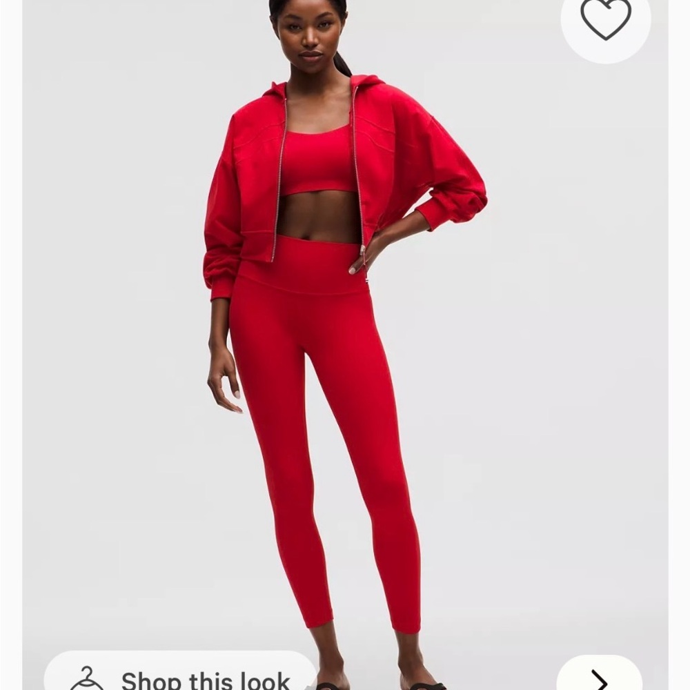 NWT lululemon Align™ High-Rise Pant 25" in Dark Red Size 18